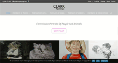 Desktop Screenshot of clarkpaintings.com